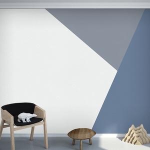 3d抽象几何北欧拼色形象墙壁纸办公室前台logo背景简约公司墙纸