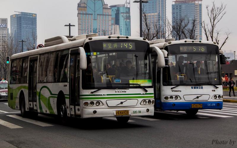 上海公交 巴士电车 145路 敦化路松花江路至人民广场