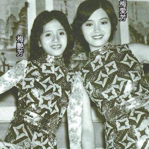 梅艳芳和姐姐梅爱芳1982年两姐妹一起参加歌唱比赛,无奈姐姐在第三轮