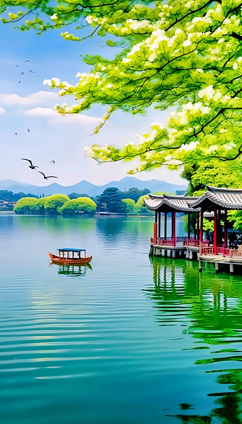 西湖是中国杭州市的镇魂之宝,饱含着浓厚的文化底蕴和 - 抖音