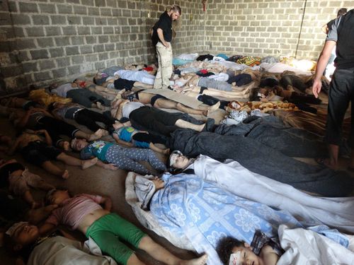 叙利亚政府军被指毒气弹杀害1300人 含数百儿童