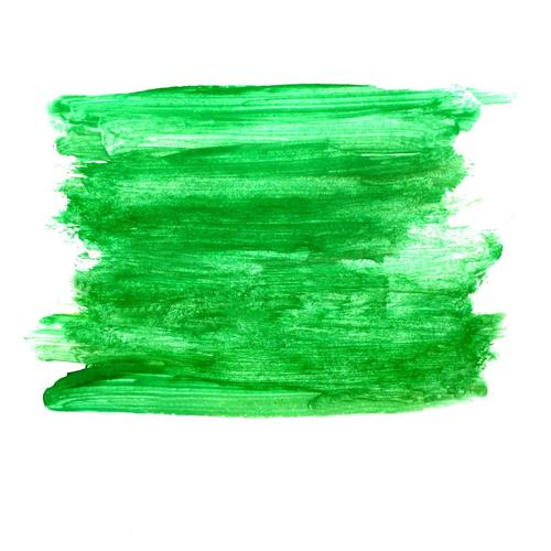 绿色水彩颜料画笔水彩颜色描边背景