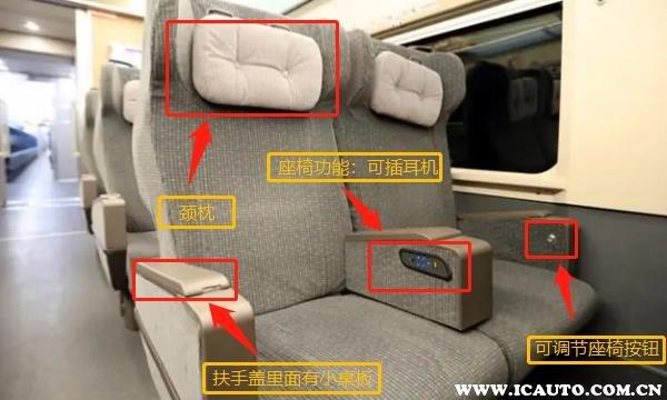 一等座的座椅调节是在座椅扶手的内侧,有个黑色按钮,通常靠近过道的是