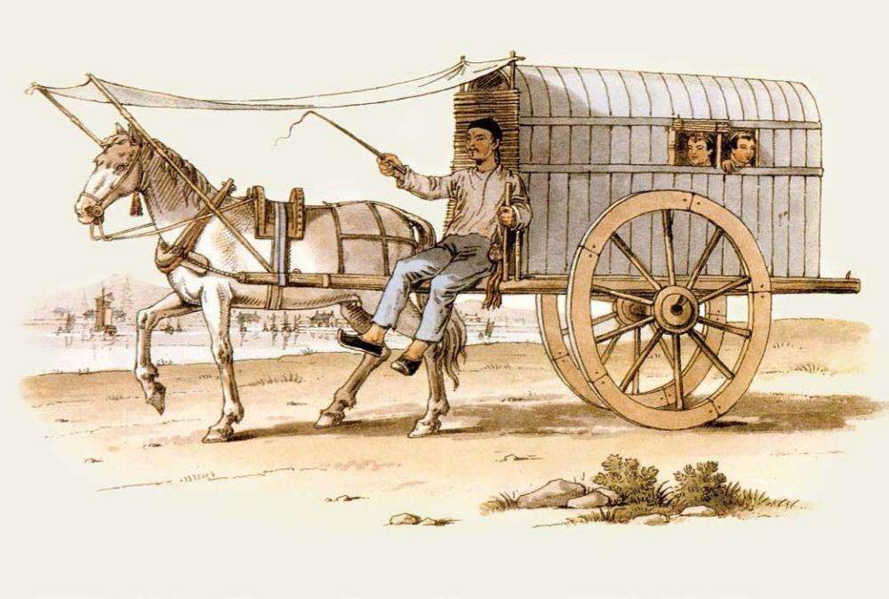 古代中国人长途旅行的舟车交通工具情况