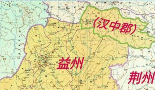 图二,益州的汉中郡公元214年,荆州的刘备消灭了割据益州的刘璋势力