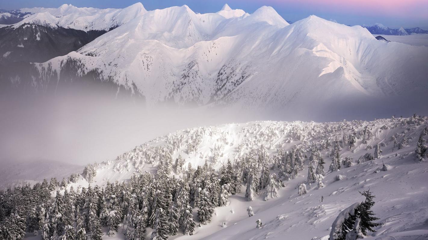 > 好看的雪山风景高清电脑壁纸图片(1920x1080)
