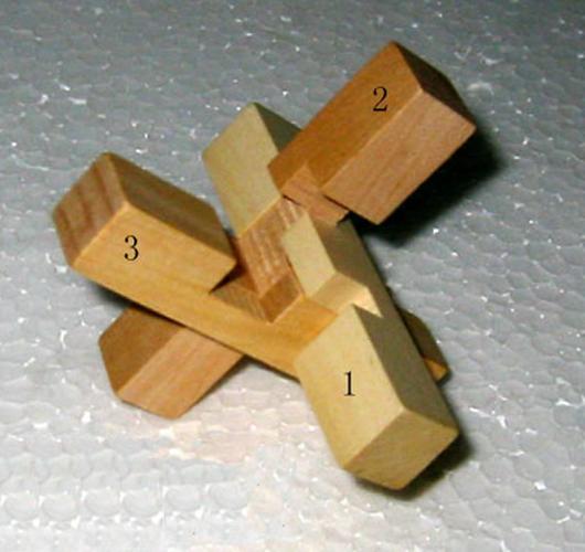 六根孔明锁的解法孔明锁6根玩法