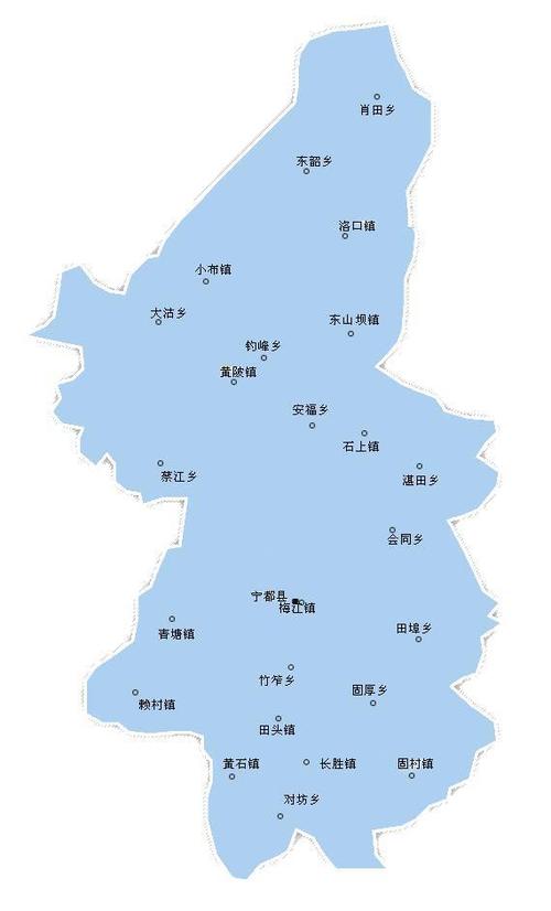 宁都县地图