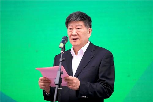 中国花卉协会副会长赵良平讲话.