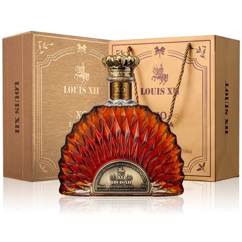 louis xii路易十二尊享xo白兰地 法国原瓶原装进口干邑洋酒700ml礼盒