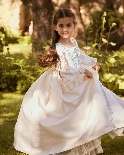 儿童礼服洛可可风的公主礼裙