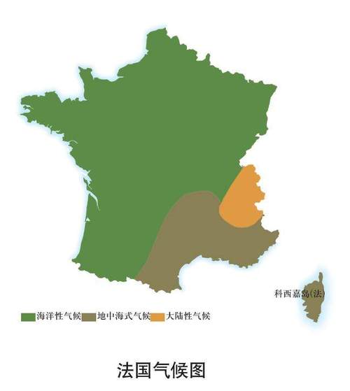 法国气候图