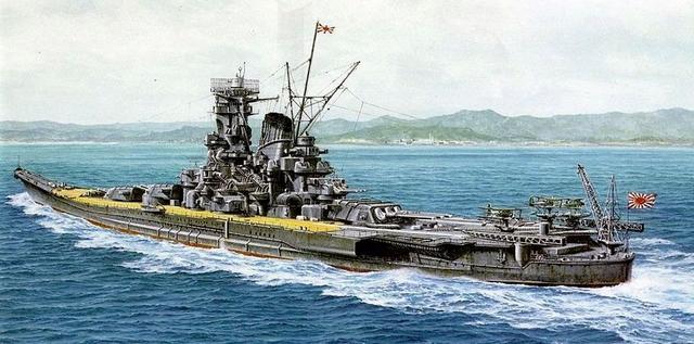 海军史上最强大的战列舰大和号