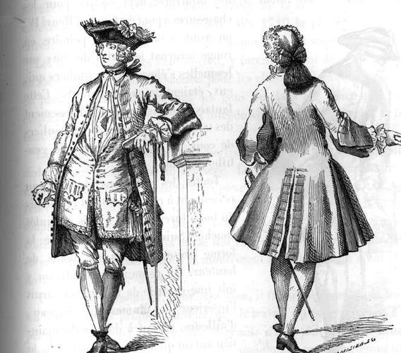 18世纪的男性着装