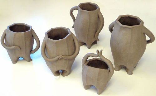 易控创业 创意项目 陶泥 陶泥项目作品    直接用手捏造的简易陶土diy