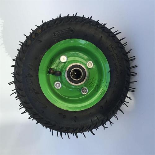 zixi适用于biesuo8寸充单轮子2504减震低音充气轮胎手推车小吃车平板