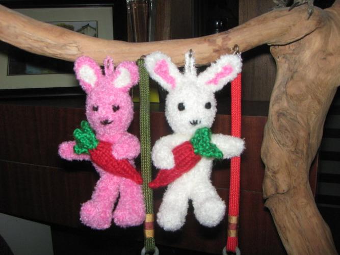 毛线编织小兔子
