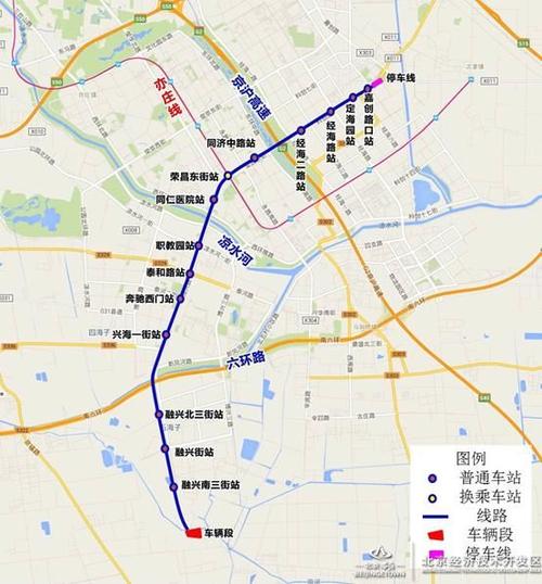 亦庄新城有轨电车t1线规划方案公示文本- 北京本地宝