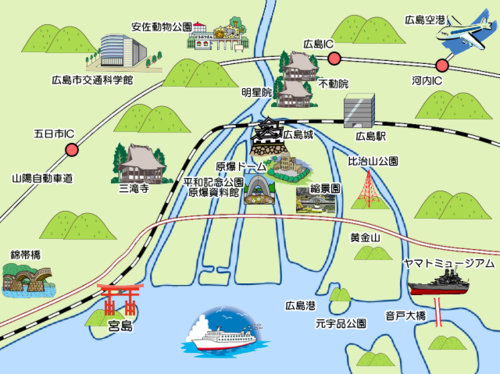 广岛地图