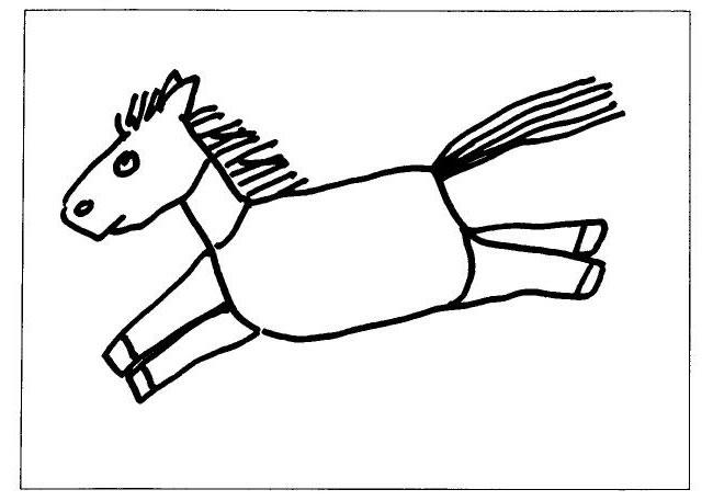 马的儿童画法(二)