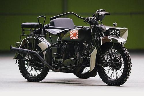 抗日神剧里日军使用的军用摩托车真的是大名鼎鼎的哈雷摩托吗