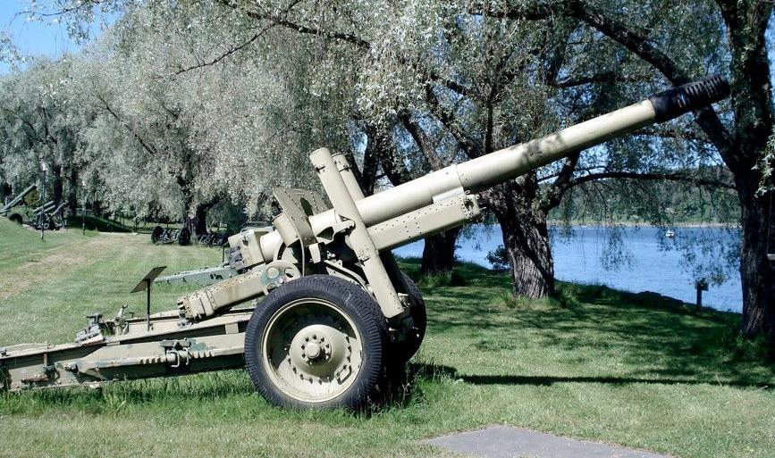 m1式155mm榴弹炮,美军当时代表性的中型口径火炮