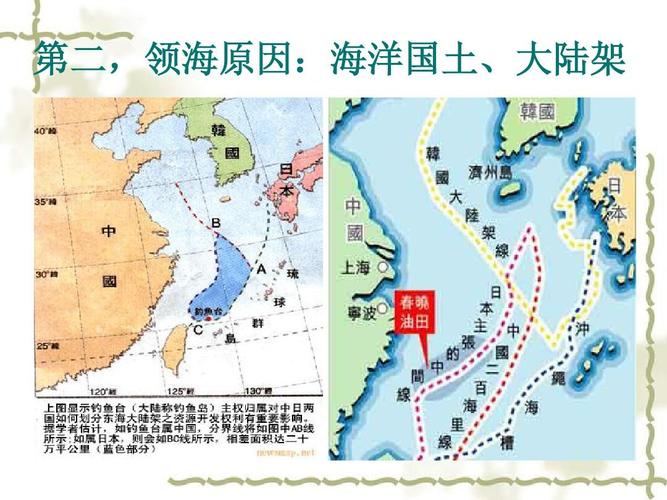 中国与周边国家领土争端 第二,领海原因:海洋国土,大陆架