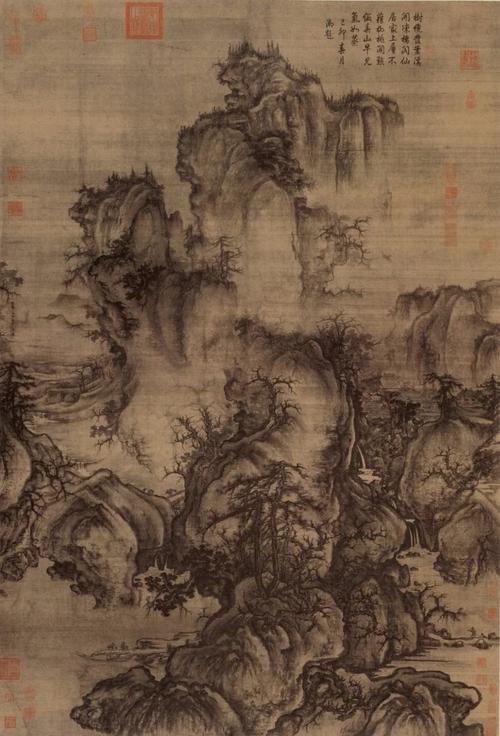 三家鼎峙,百代标程……"说明在五代宋初时期,以"三家"为代表的山水画
