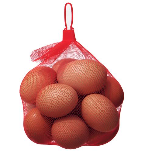 农民老史 现货 鸡蛋网兜白色鸡蛋袋小网眼尼龙网袋超市塑料编织包装