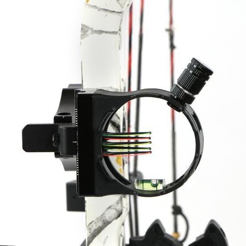 huwairen 弓箭五针瞄带水平仪和夜光灯瞄准器复合弓反曲弓配件