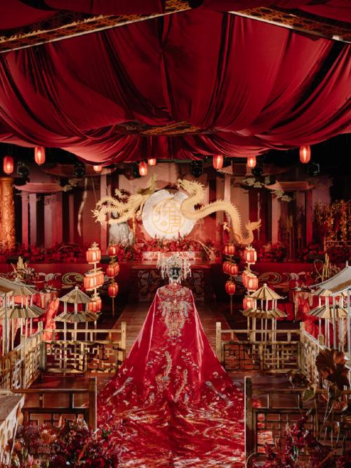 国风中式婚礼丨有颜值的婚礼布置太惊艳了