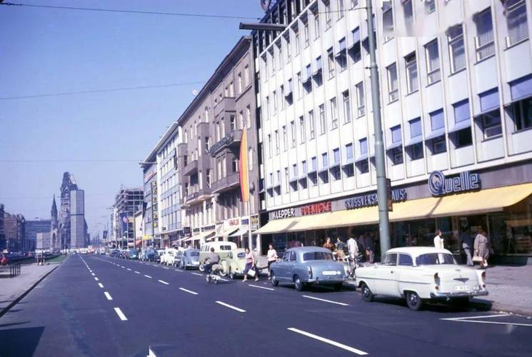 上世纪60年代初期国外大城市的街景