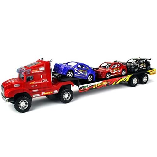 ready to run truck toy carrier truck car toy with airplane set