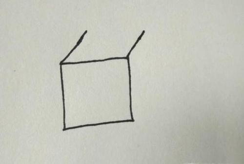 如何手绘立体正方形