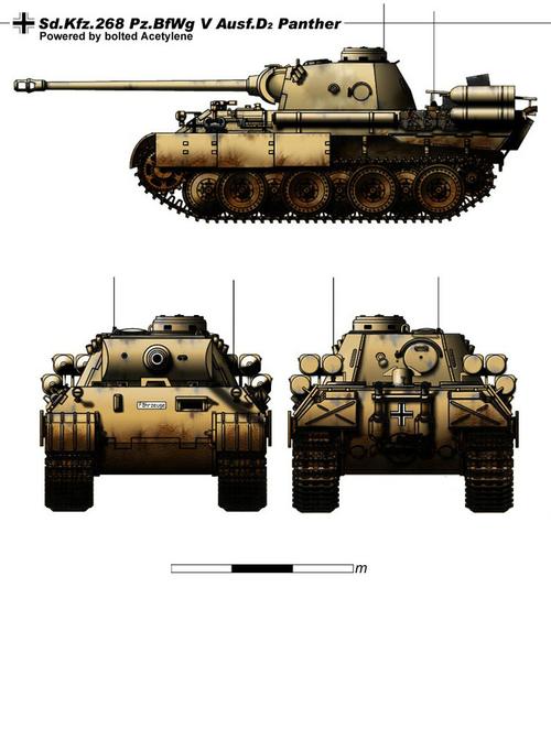 二战德国坦克装甲车彩色图鉴