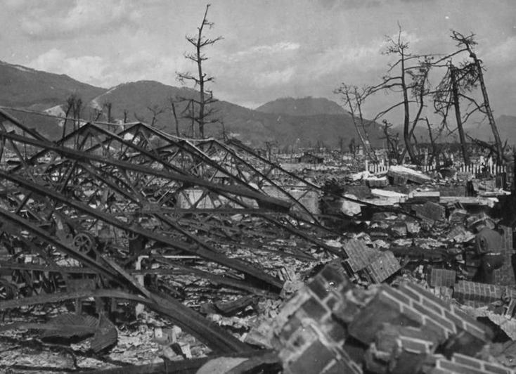 美国馆藏的日本广岛核爆炸旧照