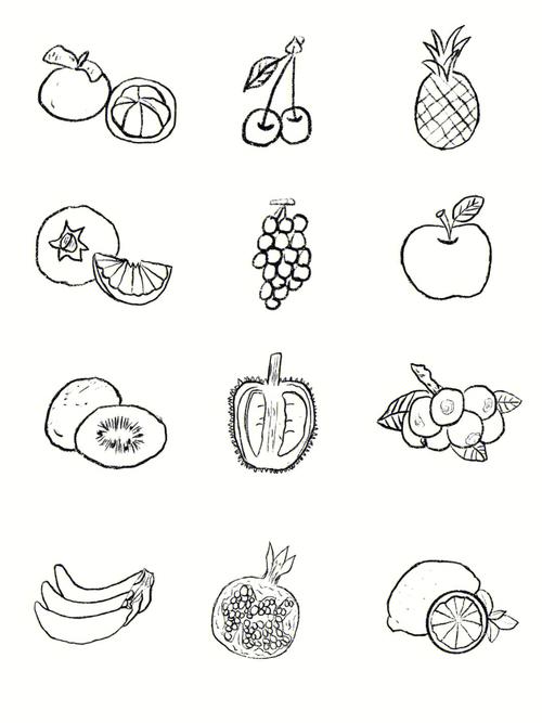 超级简单的水果简笔画